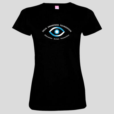 Womens Drug Awareness White/Blue Thumbnail